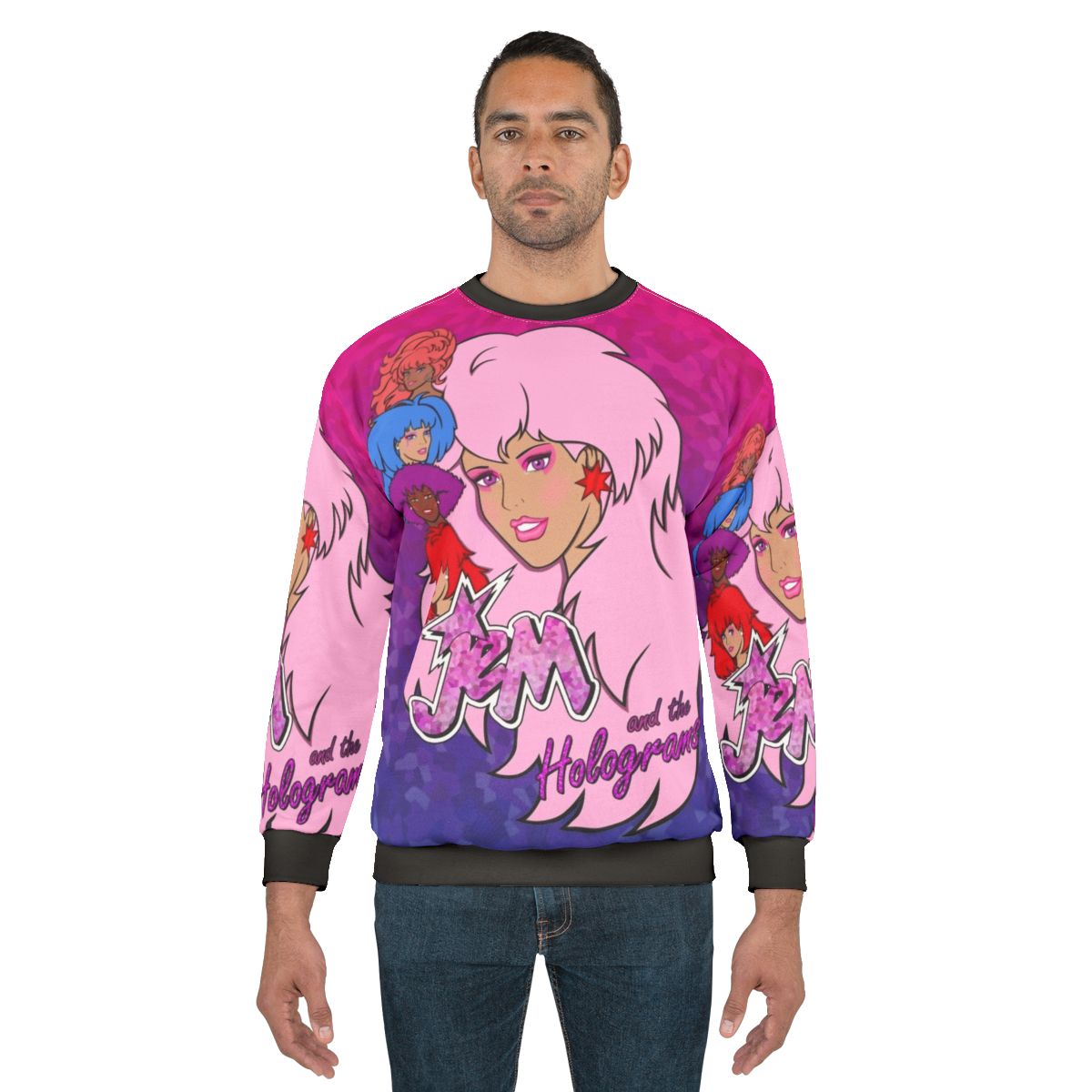 Jem And The Holograms 80s Cartoon Inspired Sweatshirt