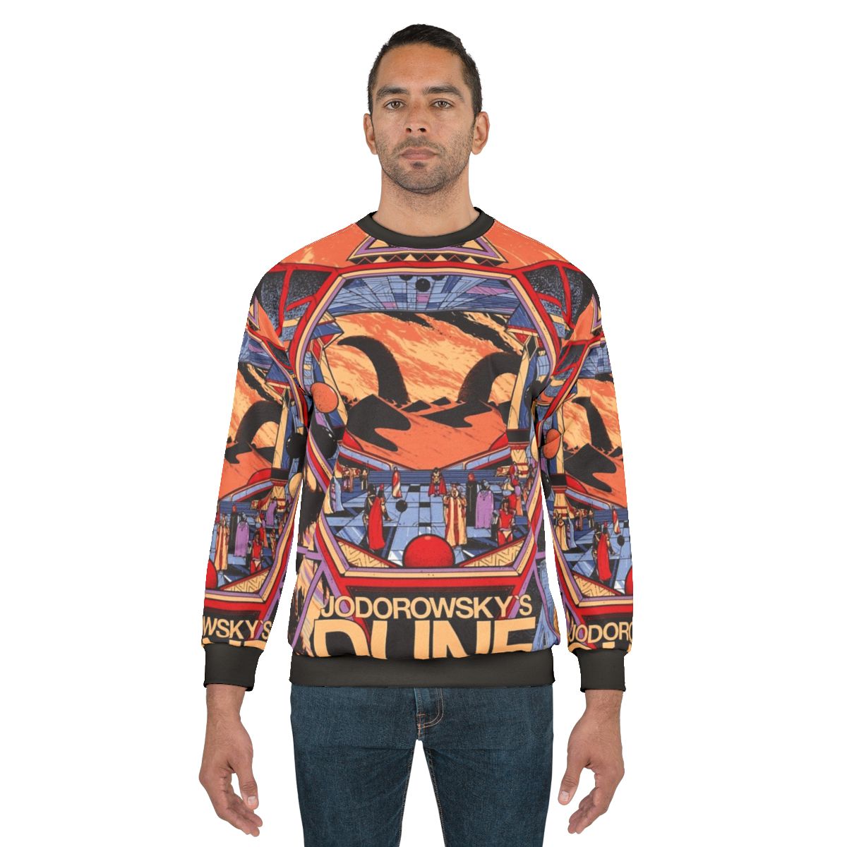 Jodorowsky's Dunes' sci-fi movie fan art sweatshirt design