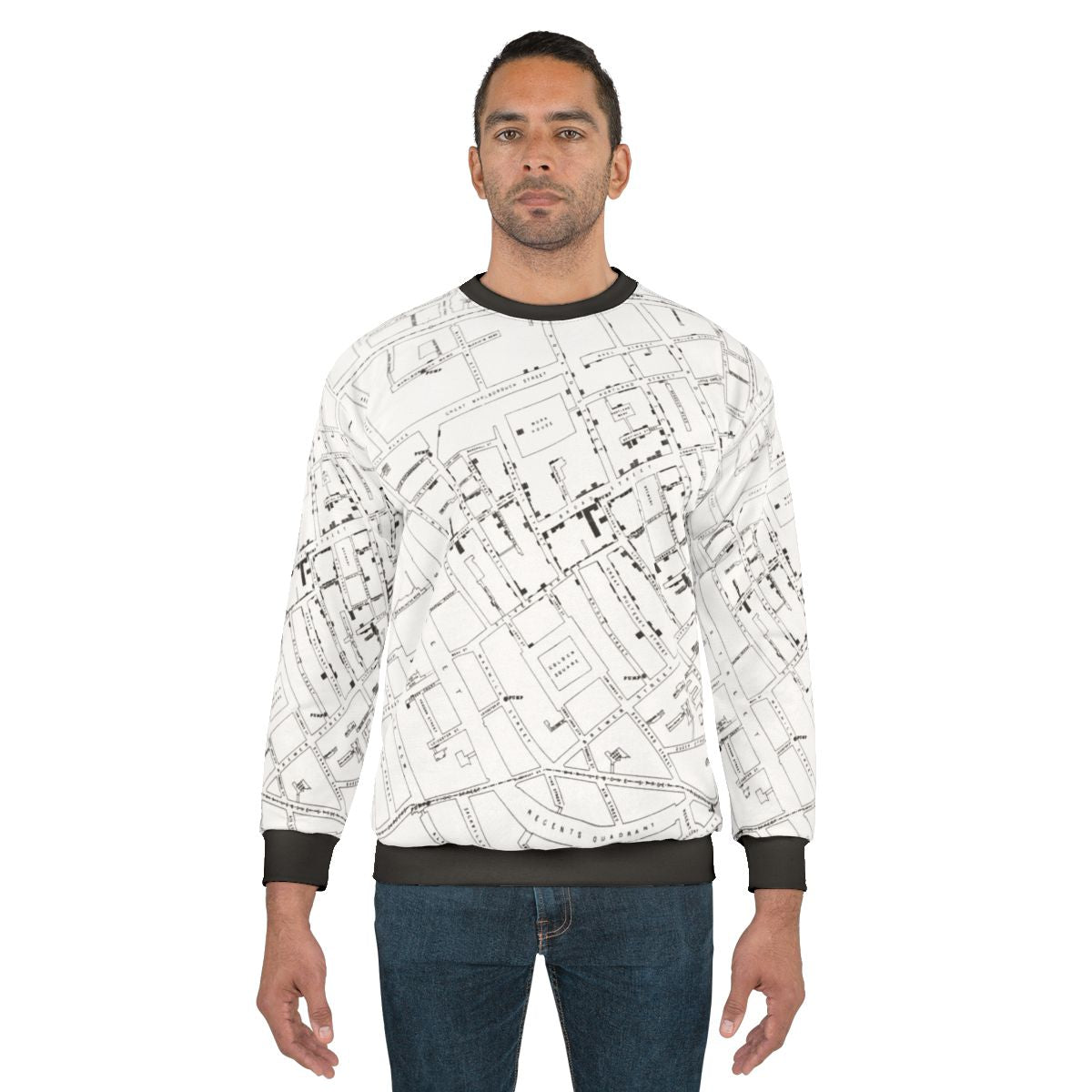 John Snow Cholera Map Sweatshirt
