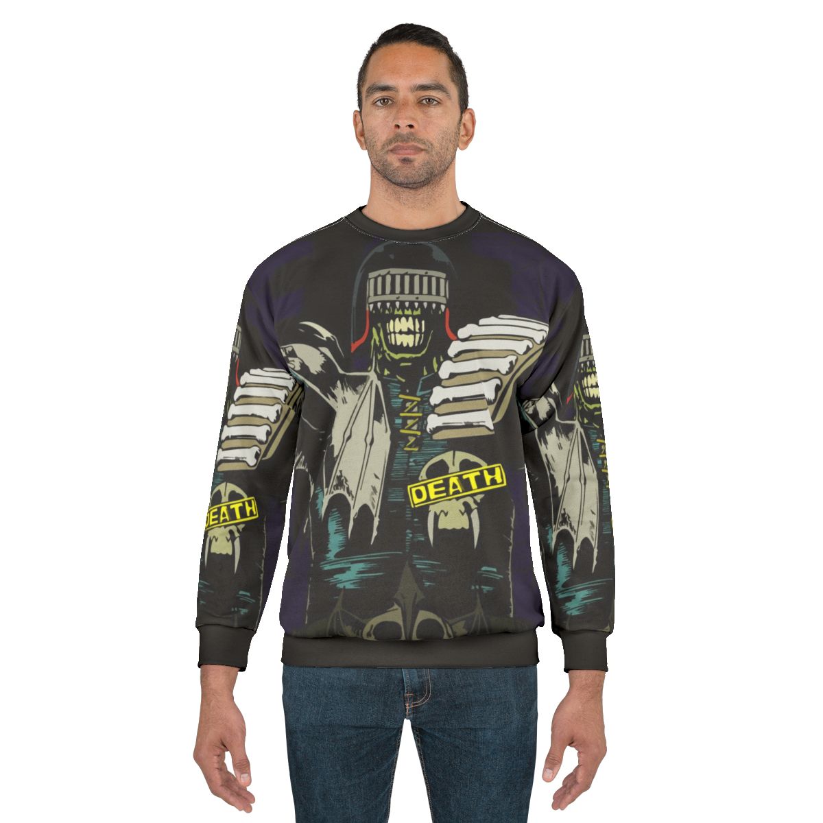 Judge Death Dark Judges Sci-Fi Sweatshirt