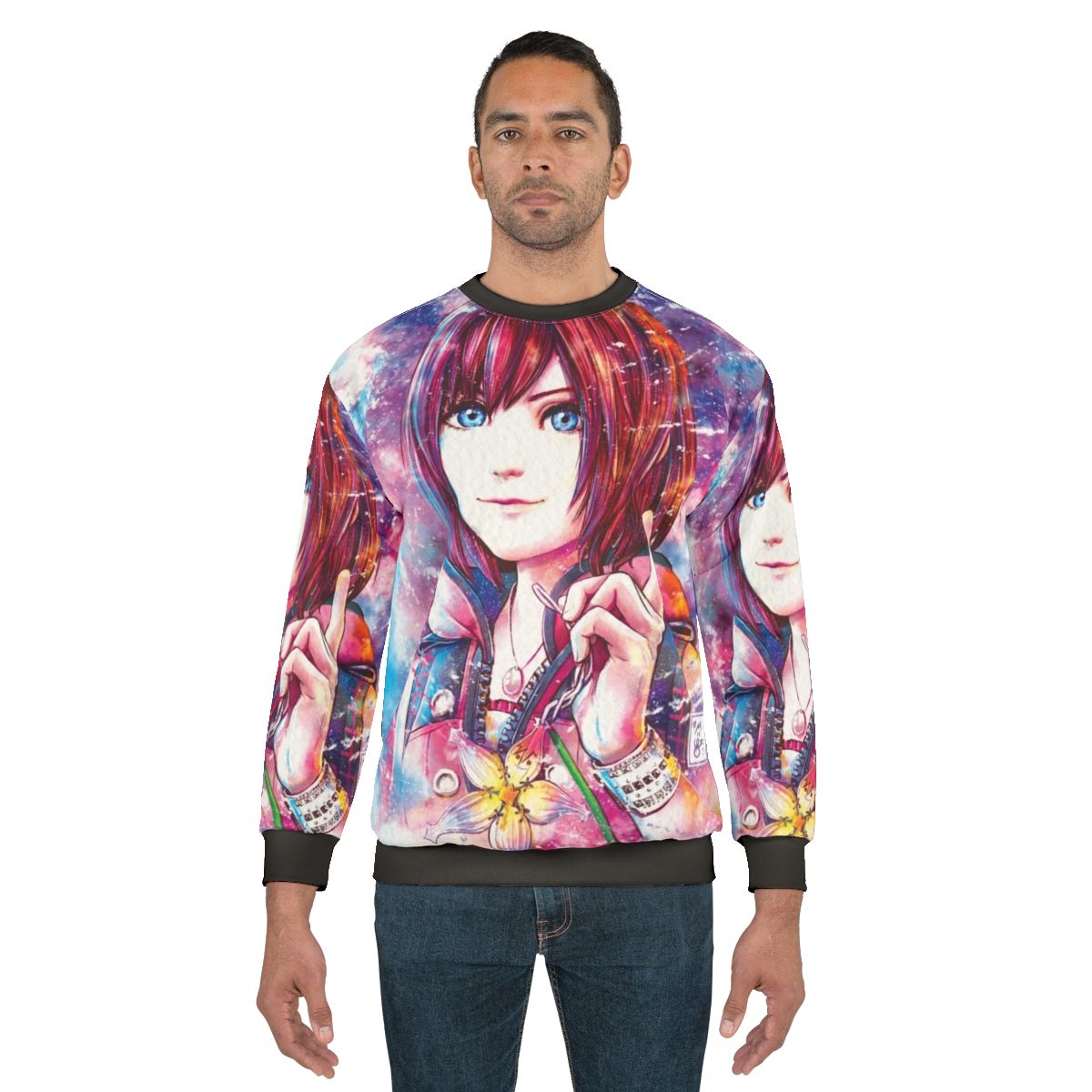 Kairi watercolor design sweatshirt