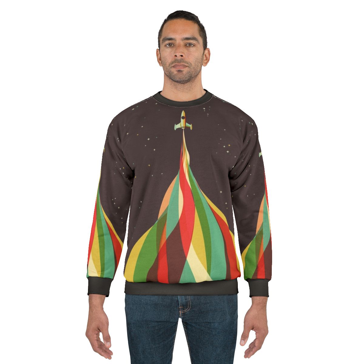 Vintage galaxy kaleidoscope print sweatshirt