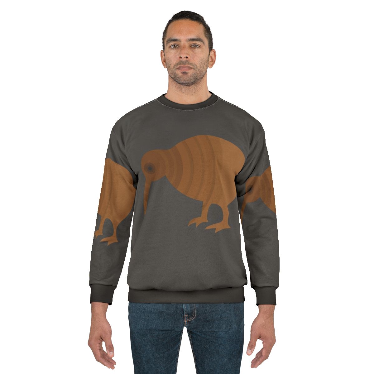 Kiwi Legendary Animals Sweatshirt with Colorful and Abstract Design