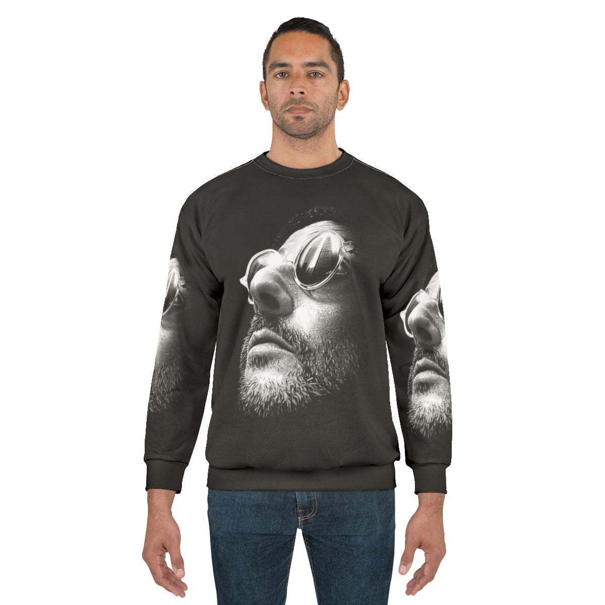 The Professional Vintage 90s Movie Sweatshirt with Minimalist Artwork