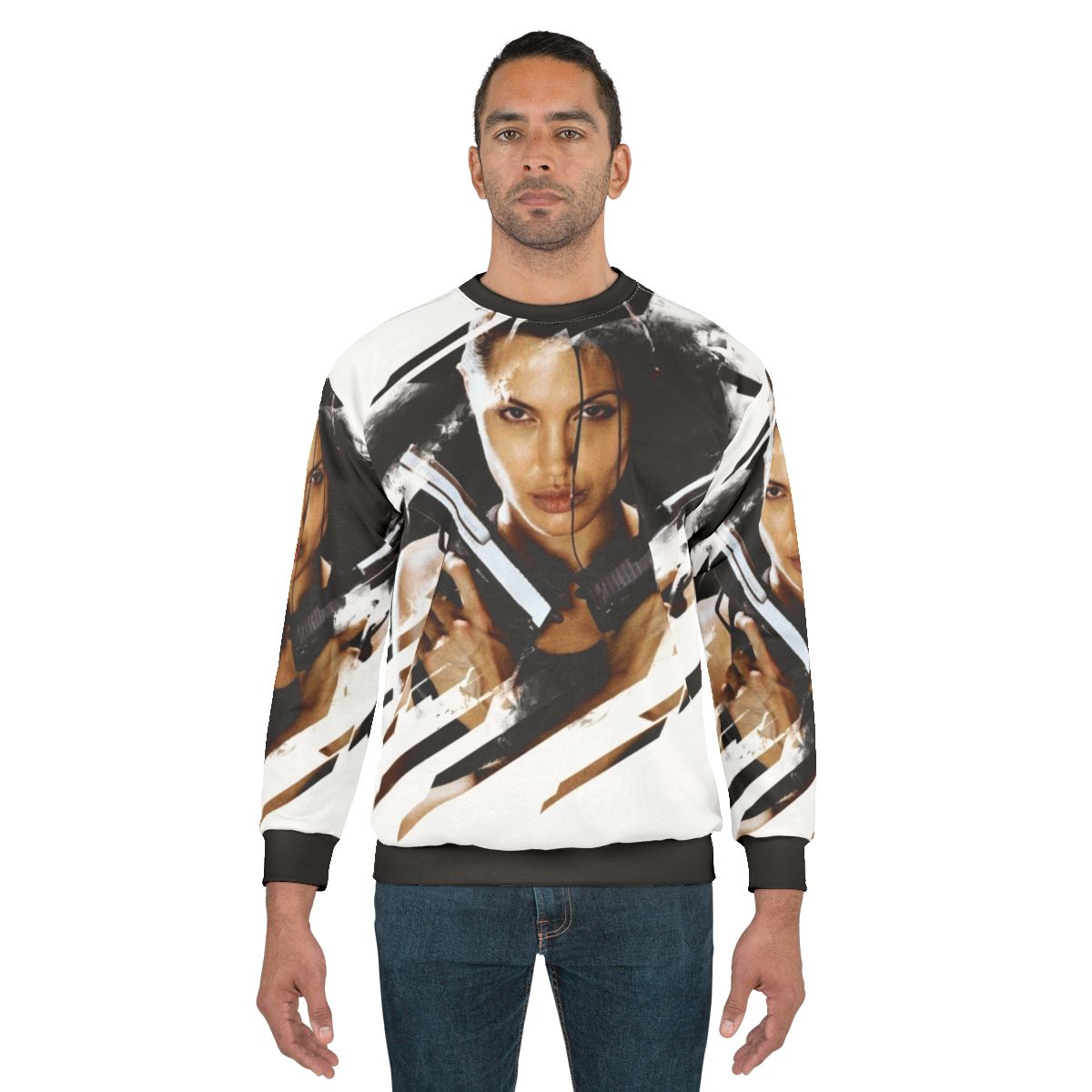 Lara Croft Tomb Raider Angelina Jolie Movie Sweatshirt