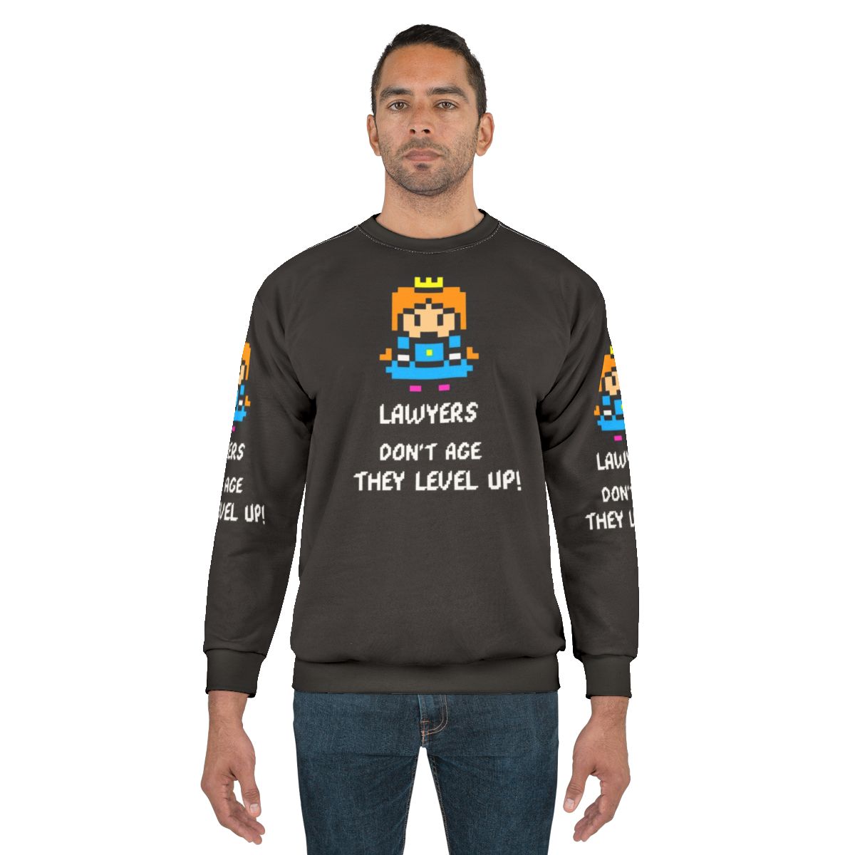 Lawyers Don't Age They Level Up Gamer Sweatshirt