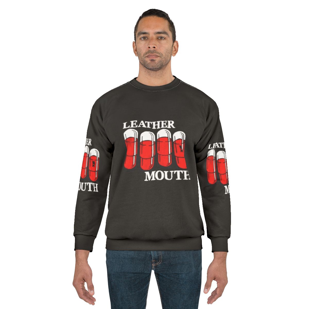 Frank Iero's Leatherm Uth Logo Pills Sweatshirt