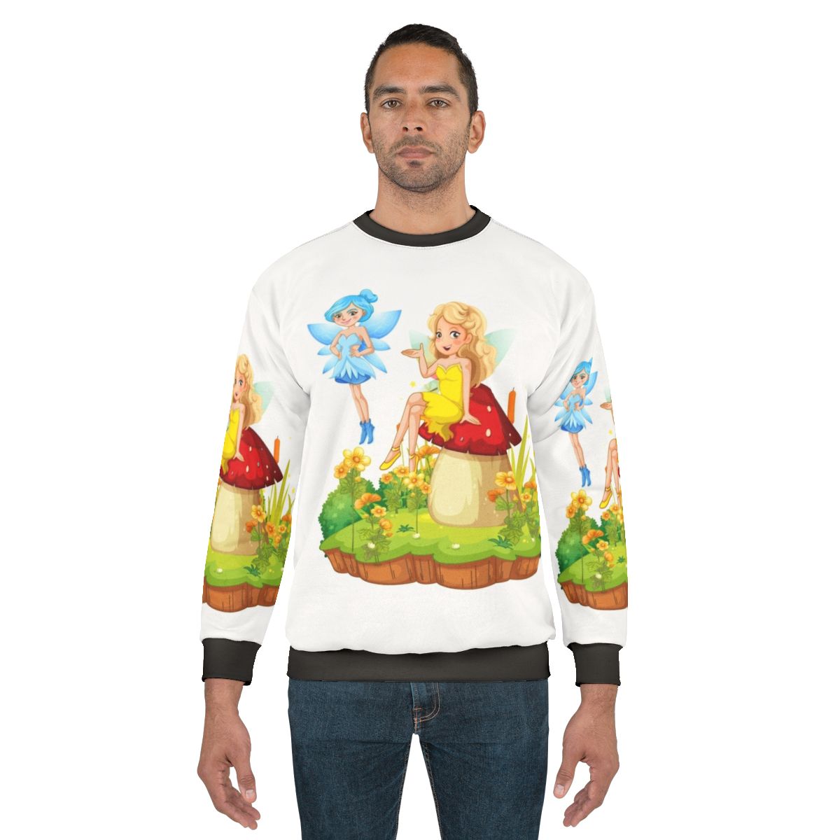 Legendary Animals Fantasy Sweatshirt with Mystic Dragon and Lightning