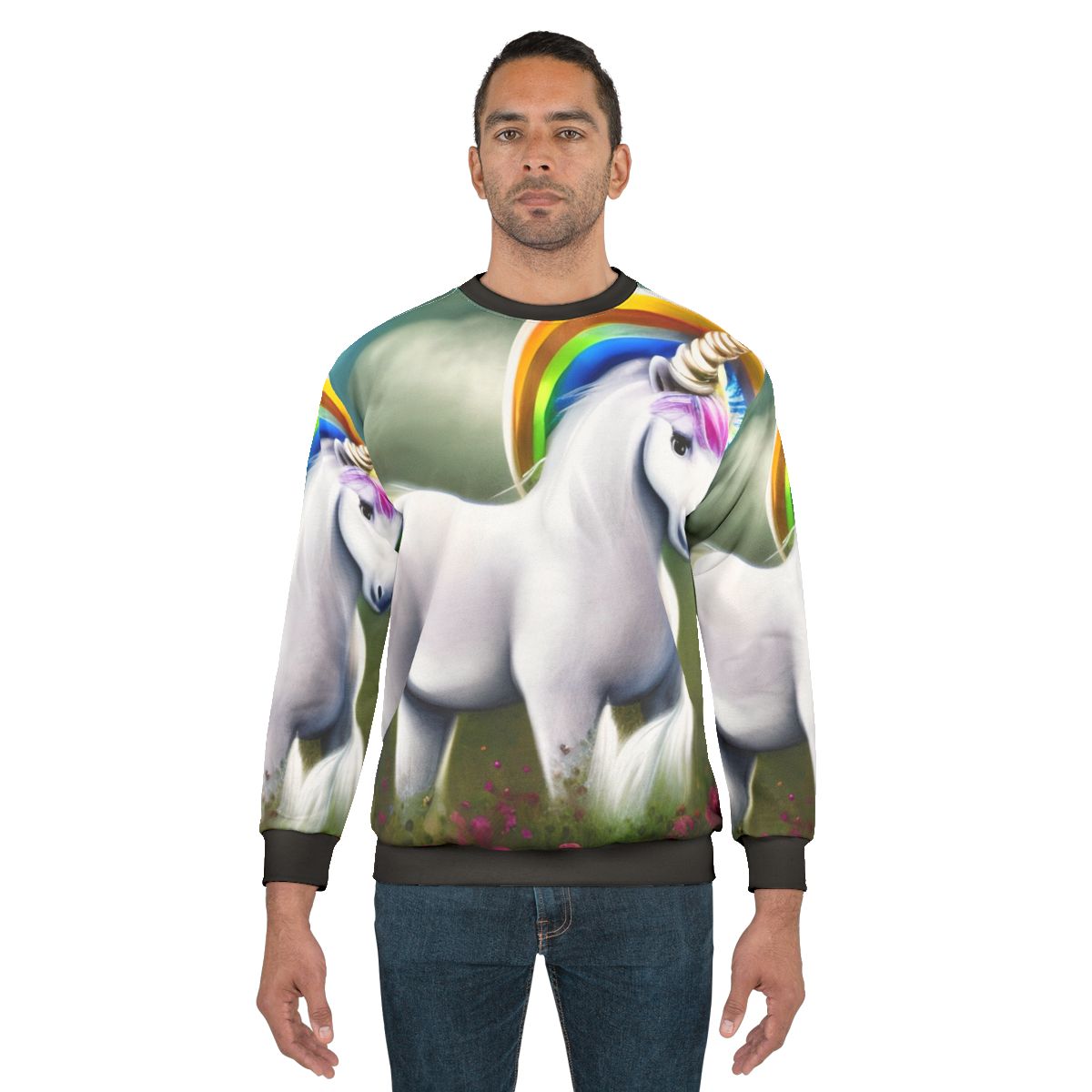 Cozy and comfortable legendary unicorn sweatshirt with a whimsical design