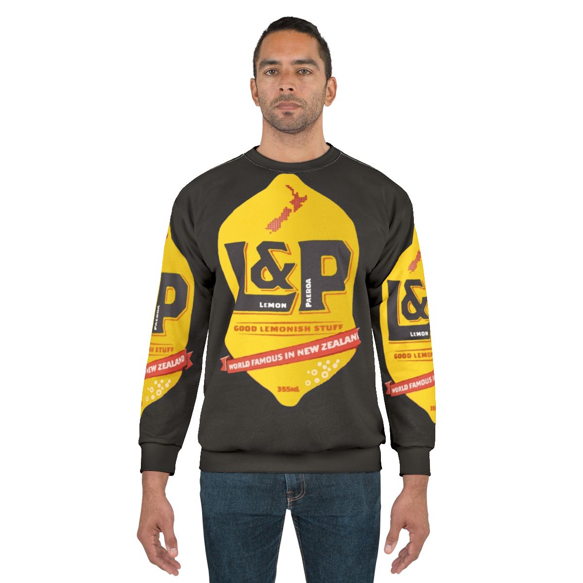 Lemon Paeroa New Zealand Kiwiana Soda Sweatshirt