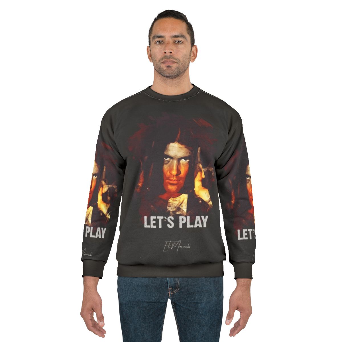 Mariachi Sweatshirt Featuring Movie Poster Art