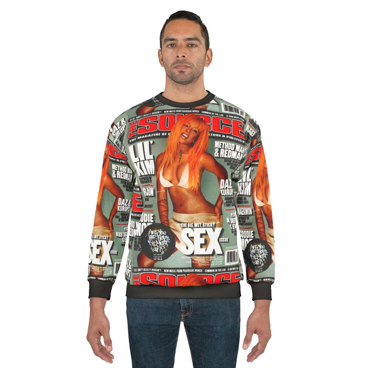 Lil' Kim Notorious BIG 90s Hip Hop Retro Sweatshirt