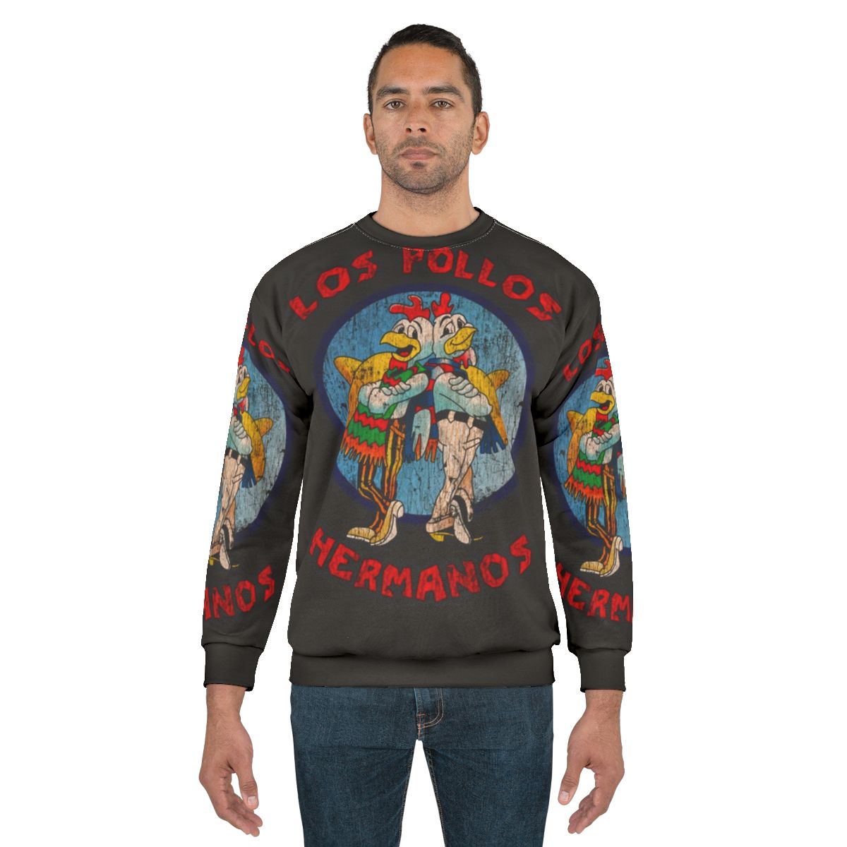 Los Pollos Hermanos Breaking Bad Themed Sweatshirt