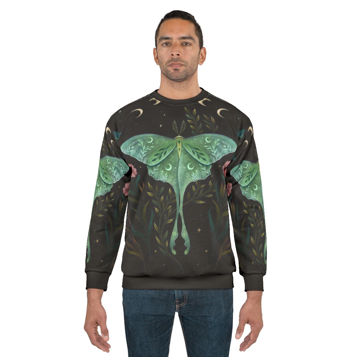 Botanical Luna and Forester Moth Sweatshirt