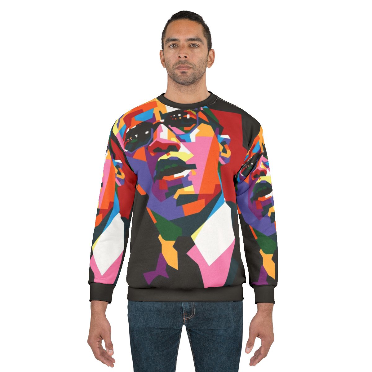 Sweatshirt featuring portrait of civil rights activist Malcolm X