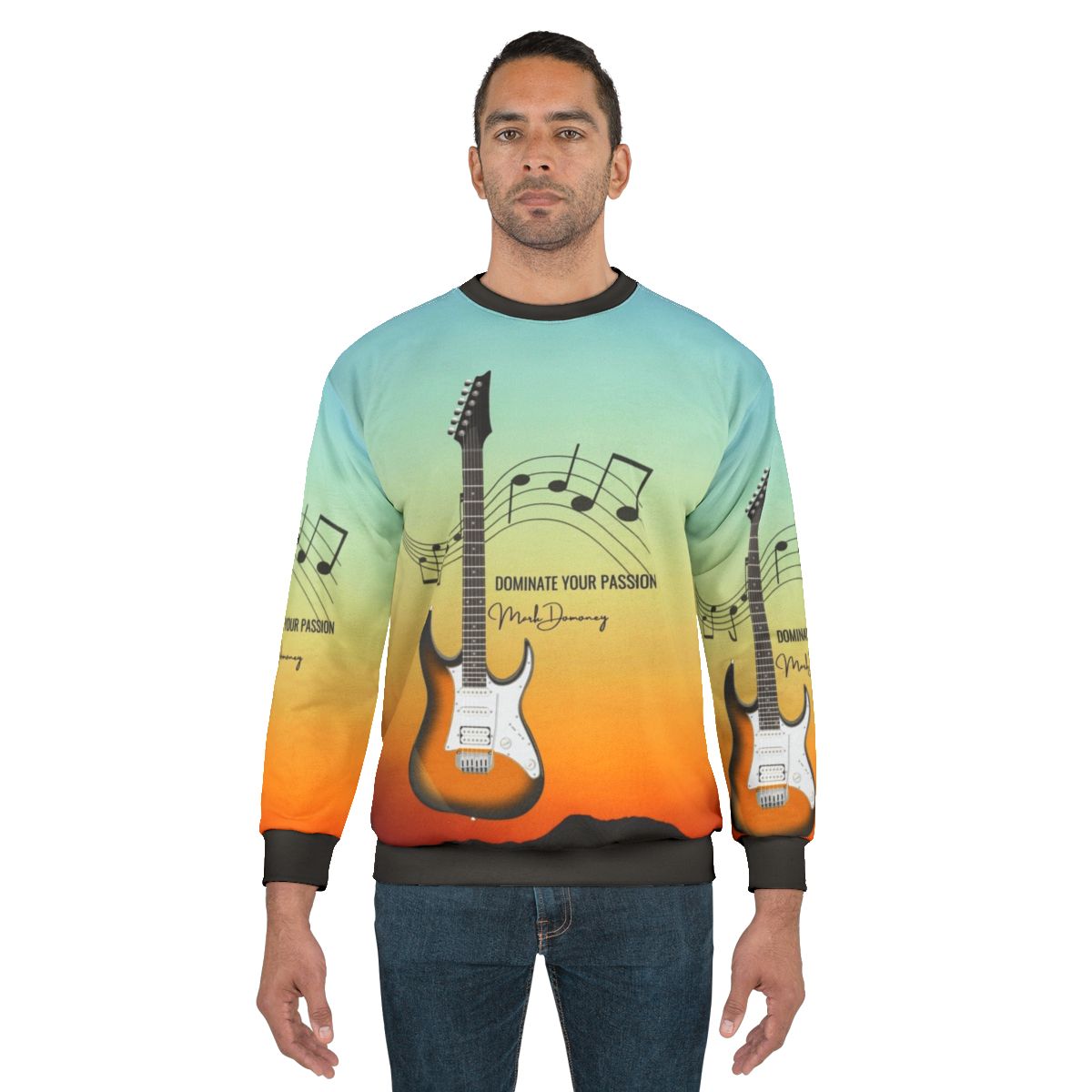 Mark Domoney's Guitar Dominator Sweatshirt - Electric Guitar, Jazz, Professional Musician