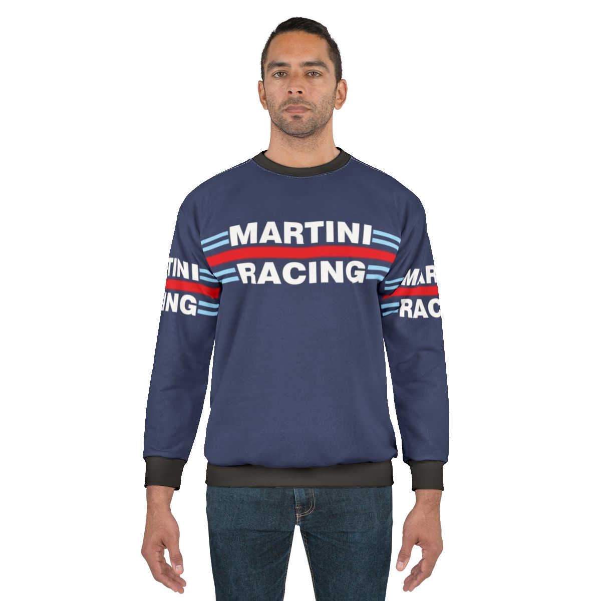 Vintage Martini Racing Sweatshirt featuring classic motorsport design
