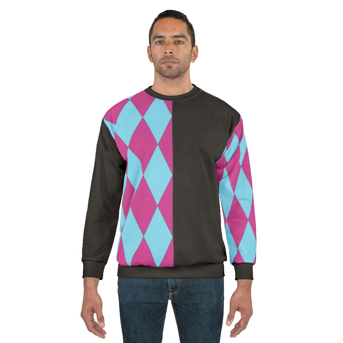 Harlequin Warhammer Sweatshirt with Laughing God Design