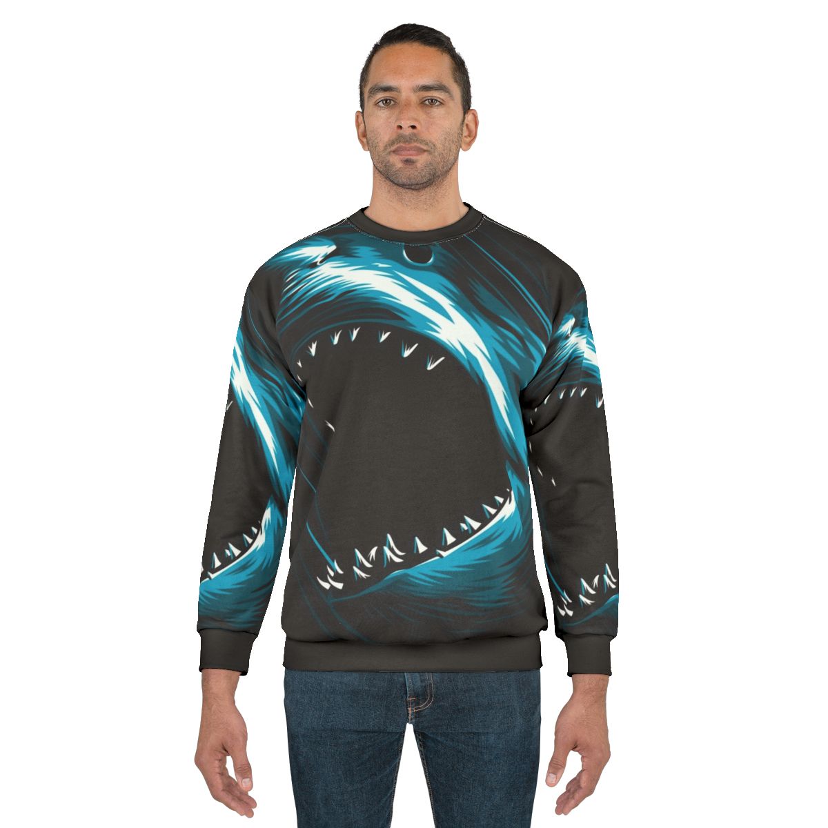 Megalodon shark sweatshirt design