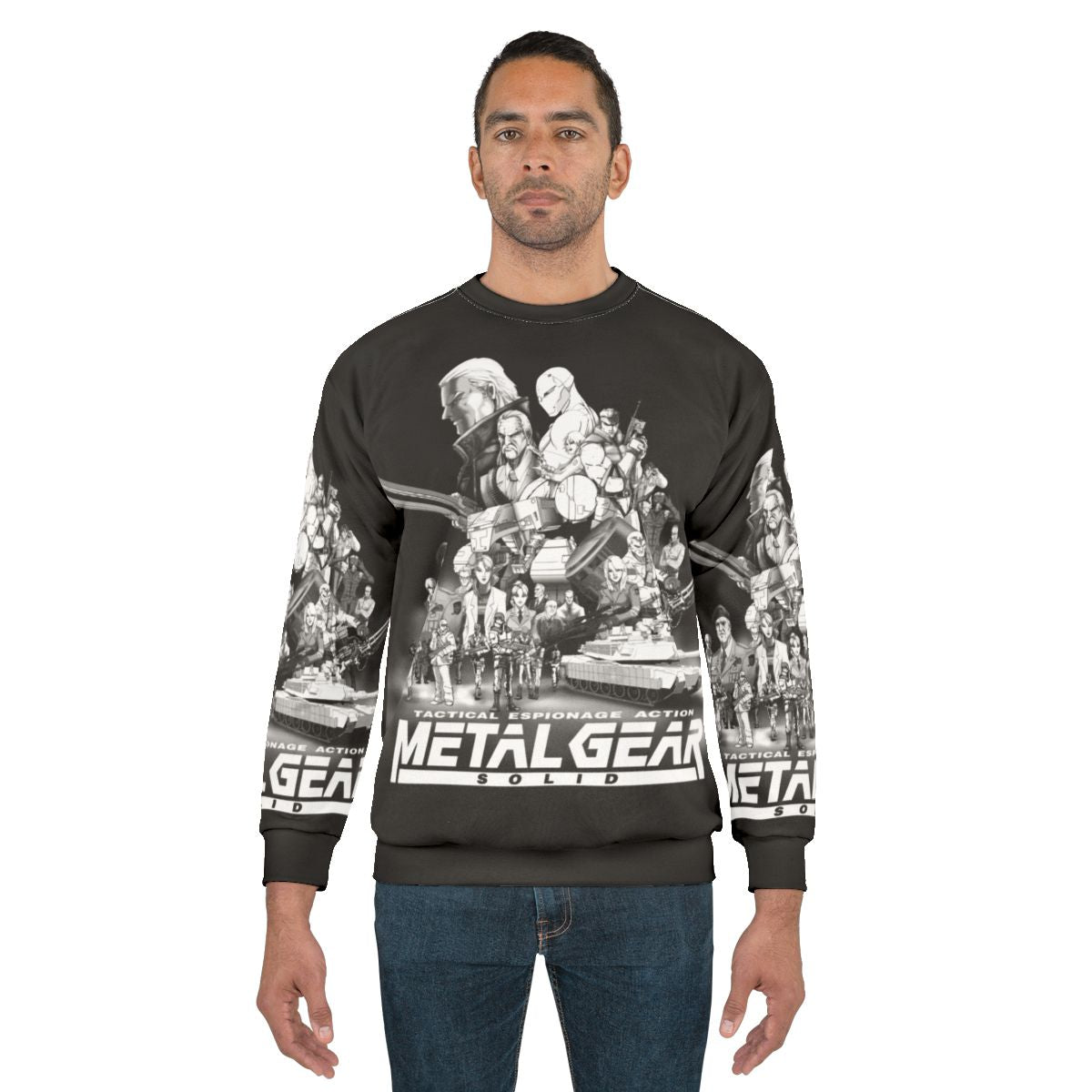 Metal Gear Solid video game themed sweatshirt