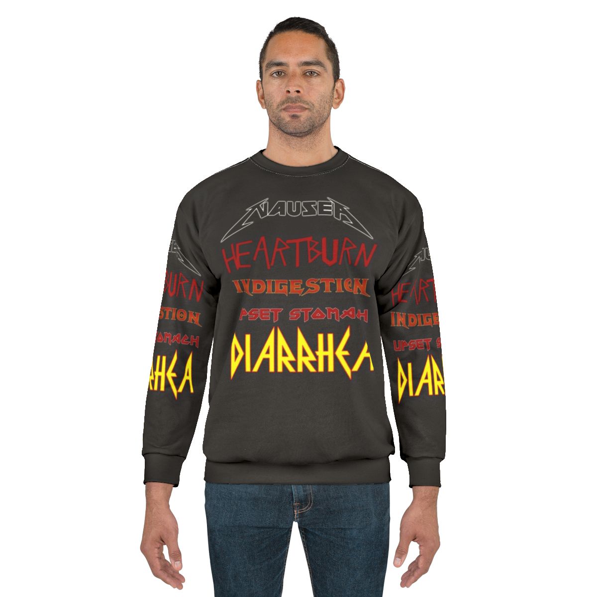 Metal Stomach Tour Sweatshirt for Heavy Metal Music Fans