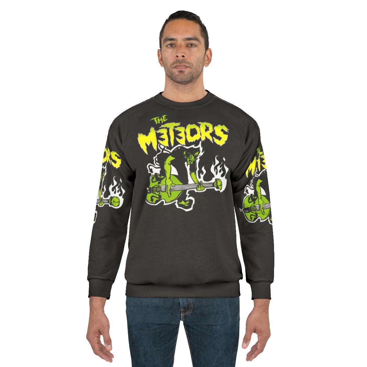 Meteors punk rockabilly psychobilly graphic sweatshirt