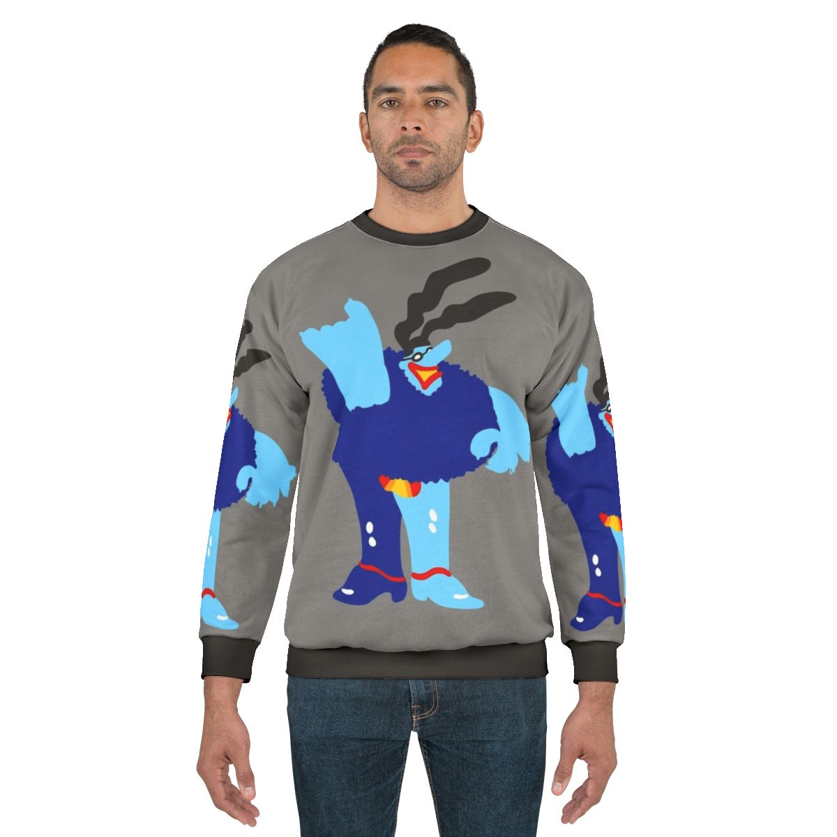 Blue Meanie Retro Beatles Sweatshirt