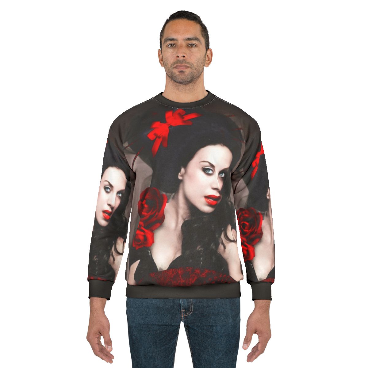 Monica Naranjo Spanish singer and fashion icon wearing sweatshirt