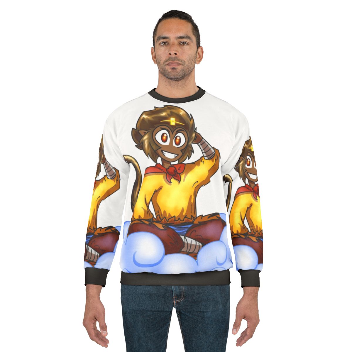 Monkey King Sweatshirt featuring the legendary Sun Wukong