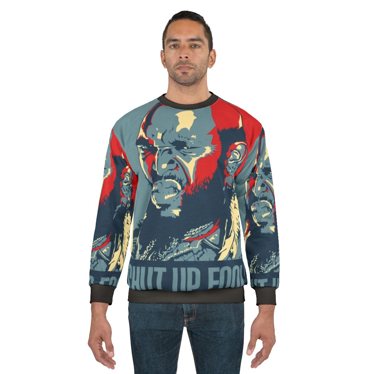 "Mr. T Shut Up Fool" Sweatshirt - A Team 80s TV Show