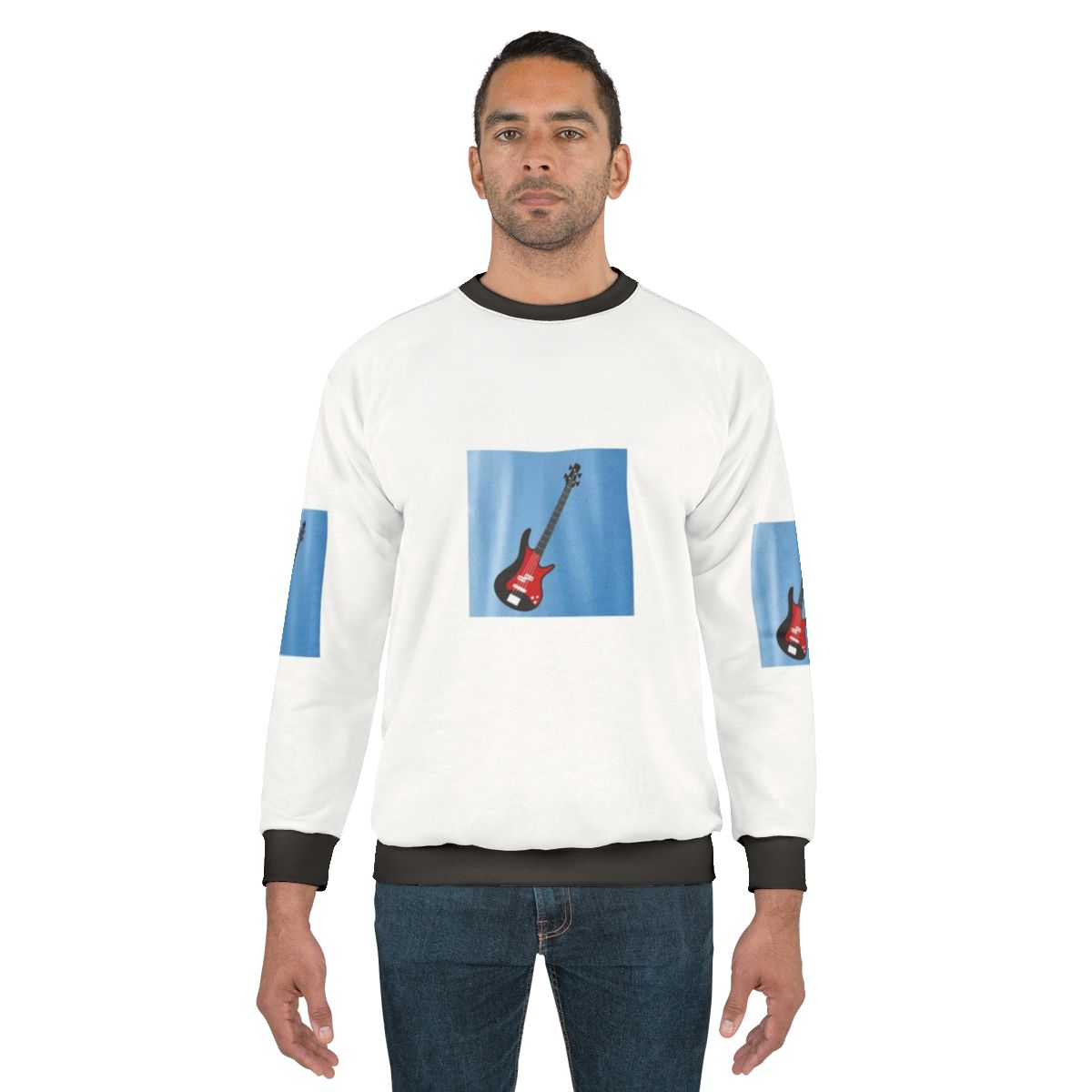 Music Sweatshirt 2 featuring a guitar design for music lovers