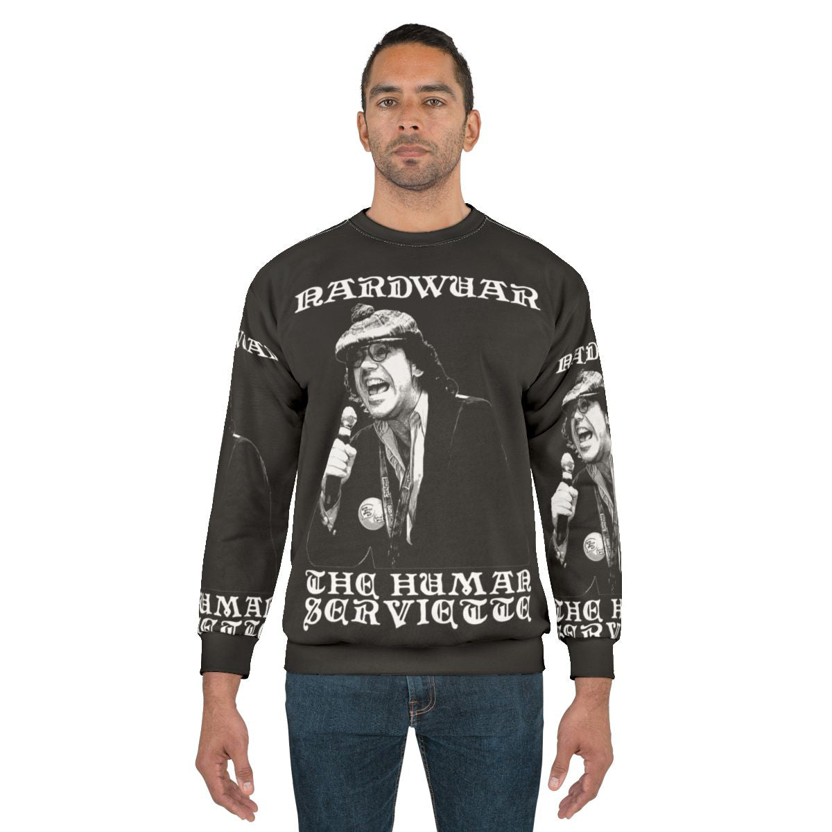 Nardwuar the Human Serviette Music Interview Comedian Sweatshirt