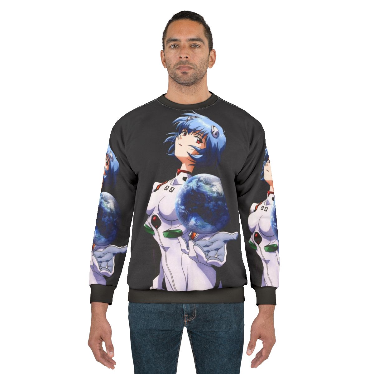 Neon Genesis Evangelion Rei Ayanami Anime Sweatshirt