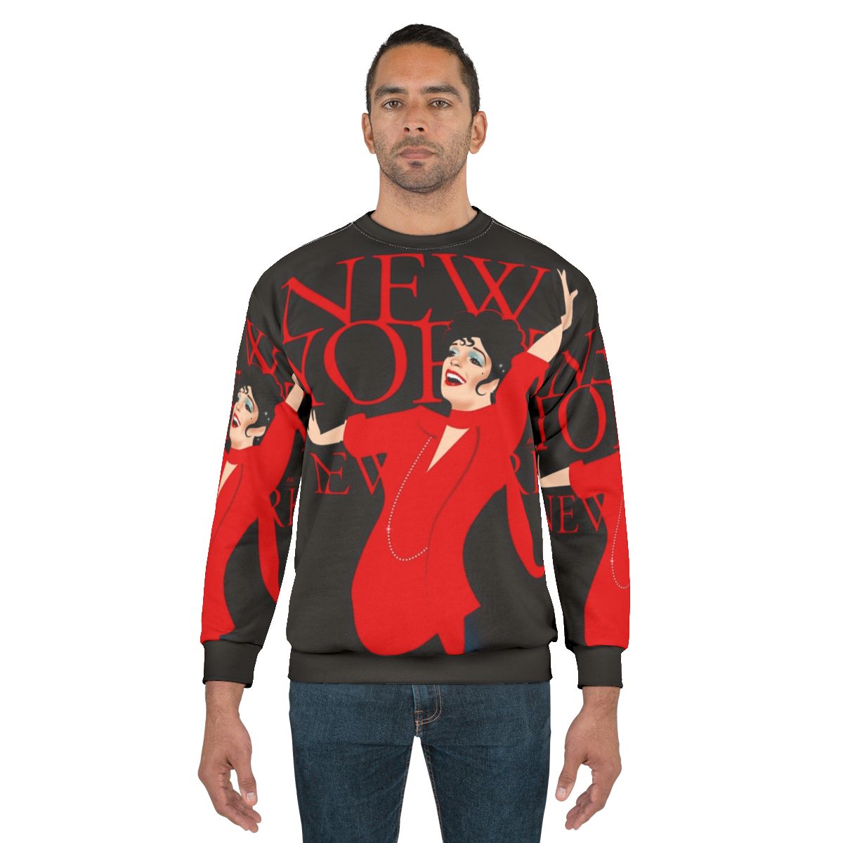 New York City Sweatshirt with Alejandro Mogollo Art