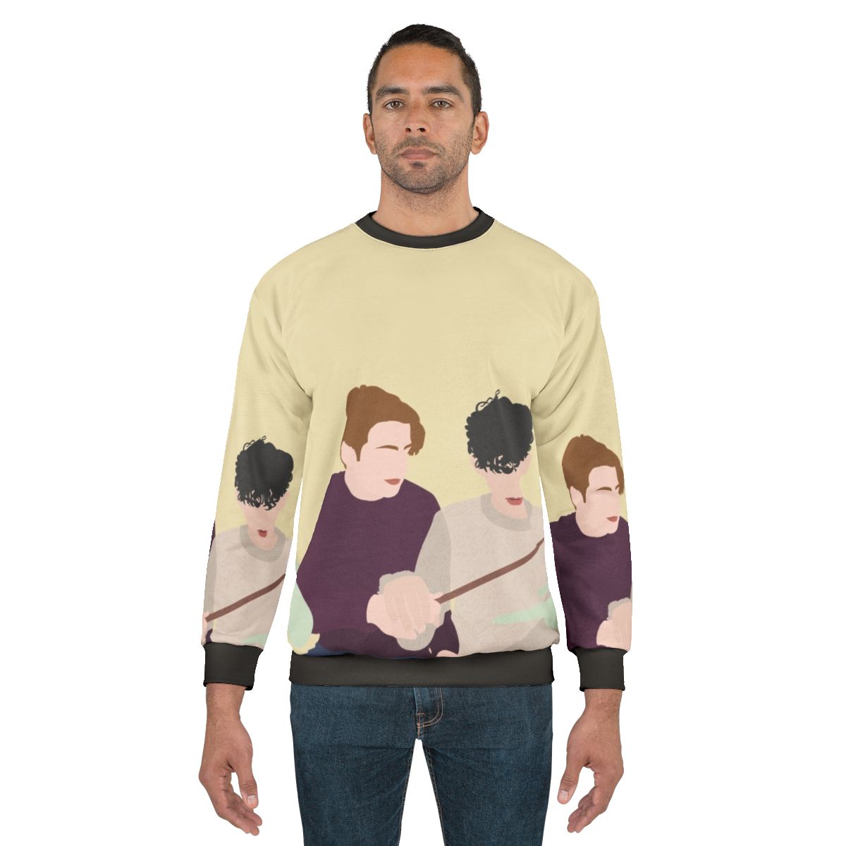Heartstopper Nick and Charlie Drums Sweatshirt