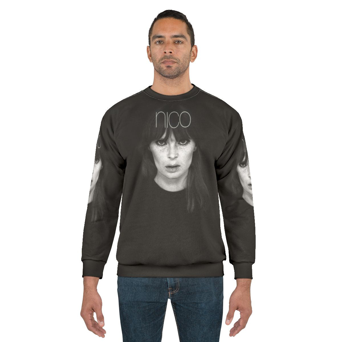 Nico Sweatshirt featuring iconic musician from The Velvet Underground