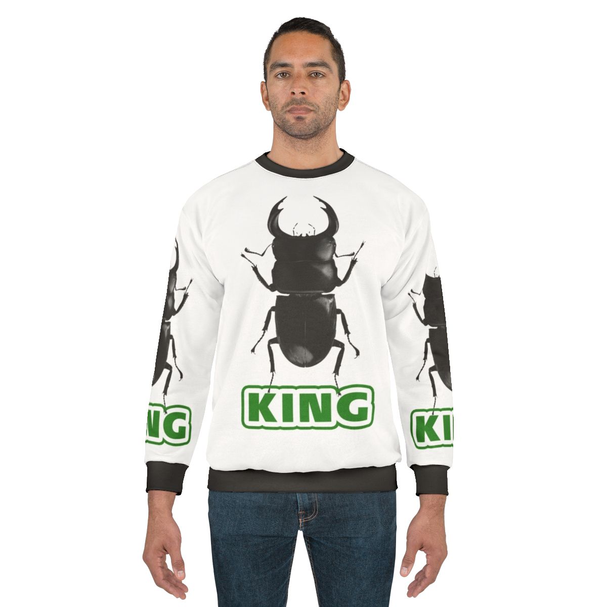No More Heroes King of Beetles Glittering Black Sweatshirt