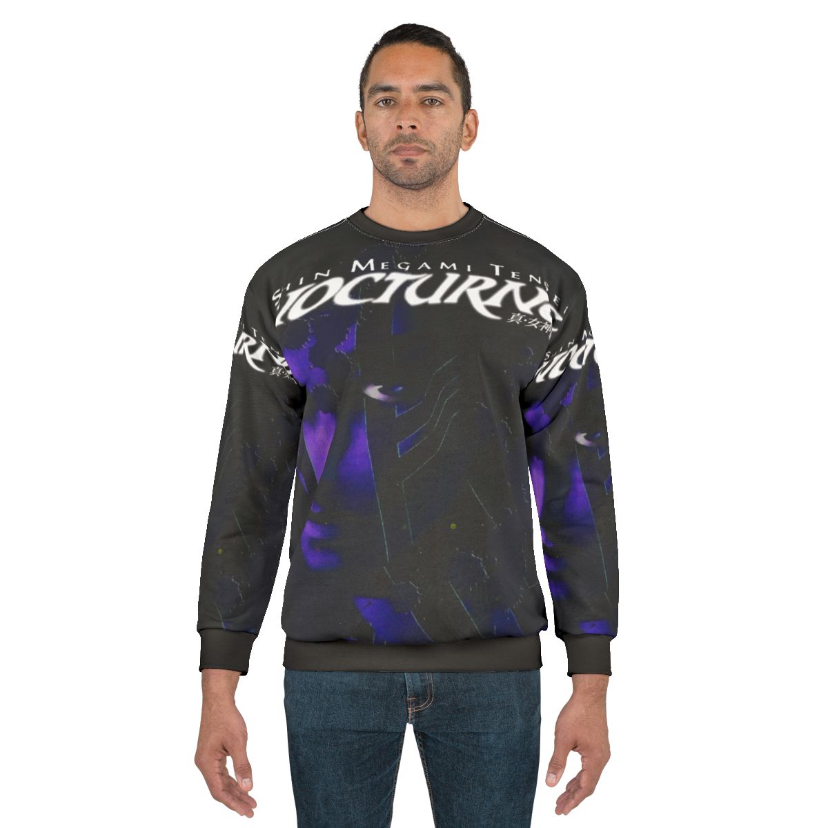 Nocturne Sweatshirt featuring Shin Megami Tensei Demifiend character