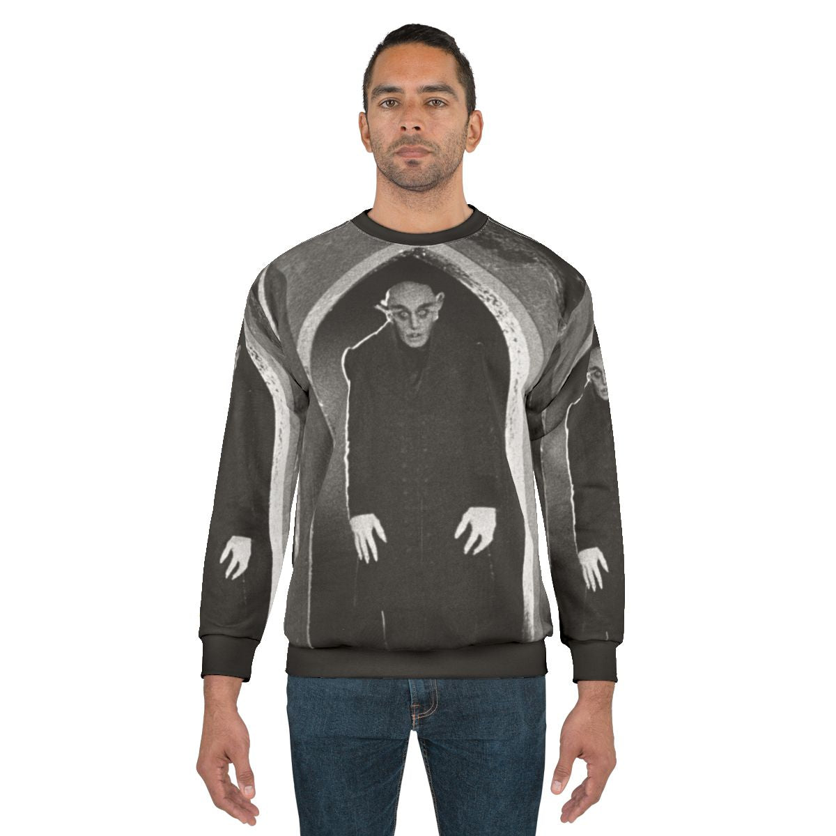 Nosferatu Sweatshirt featuring the iconic silent horror film character