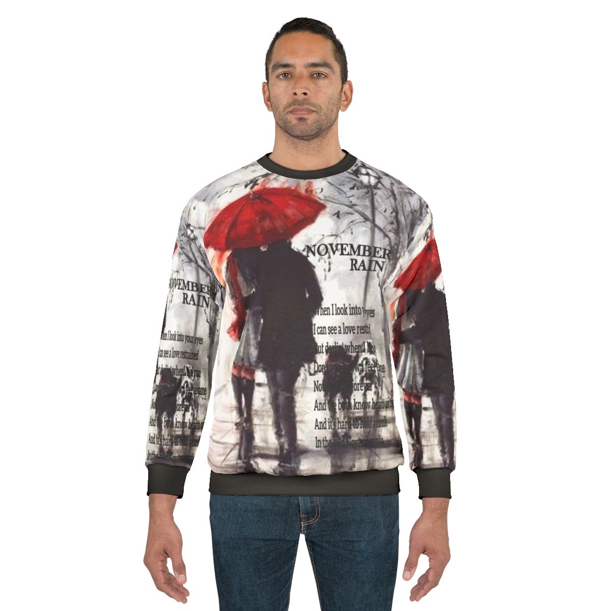 November Rain Graphic Sweatshirt