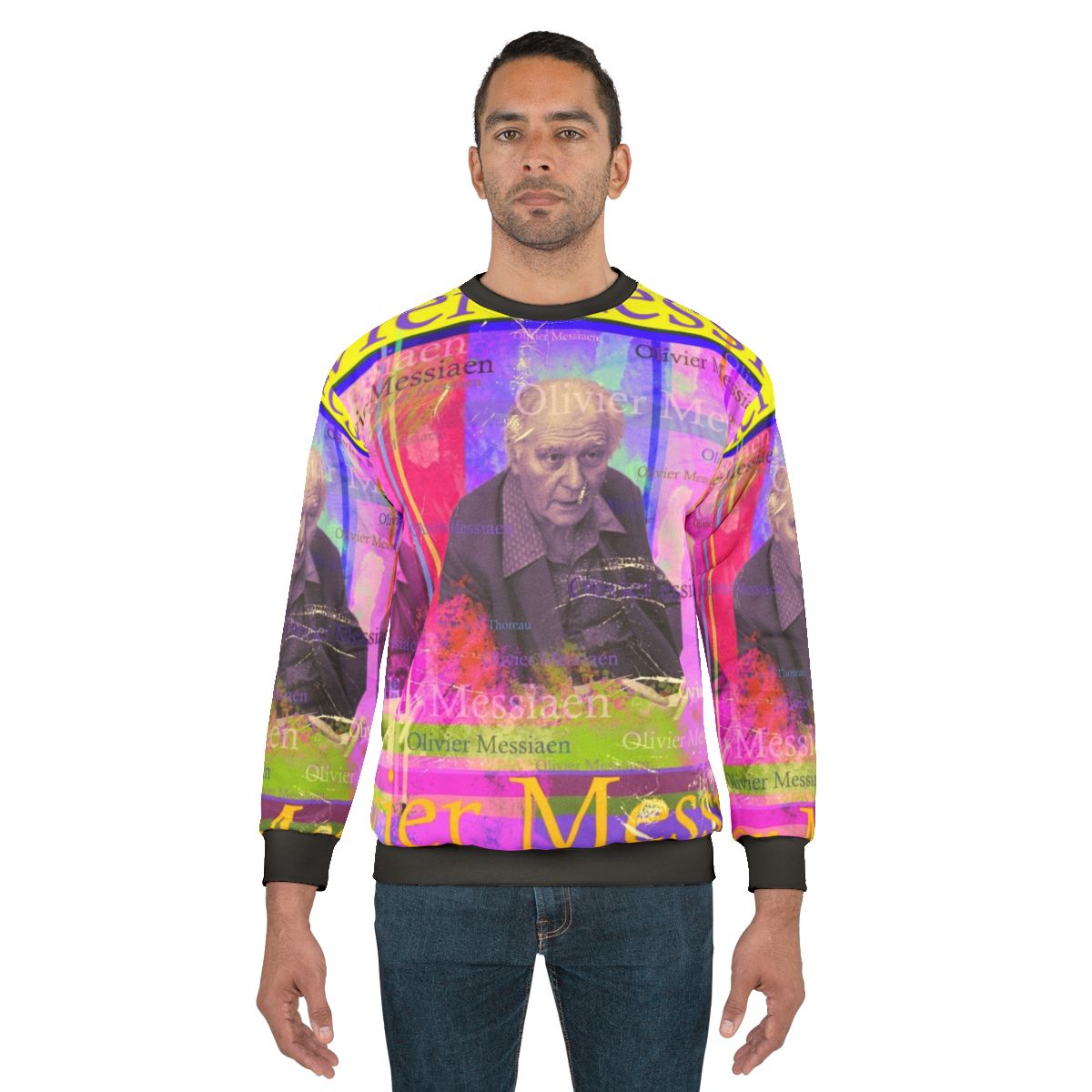 Olivier Messiaen Portrait Aesthetic Sweatshirt