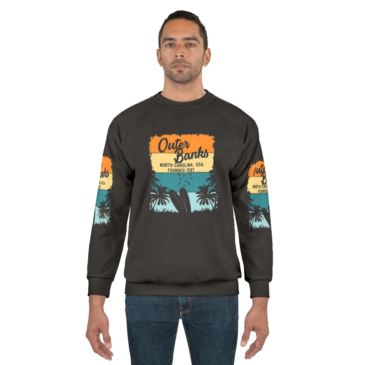 Outer Banks OBX North Carolina NC Coastal Sweatshirt