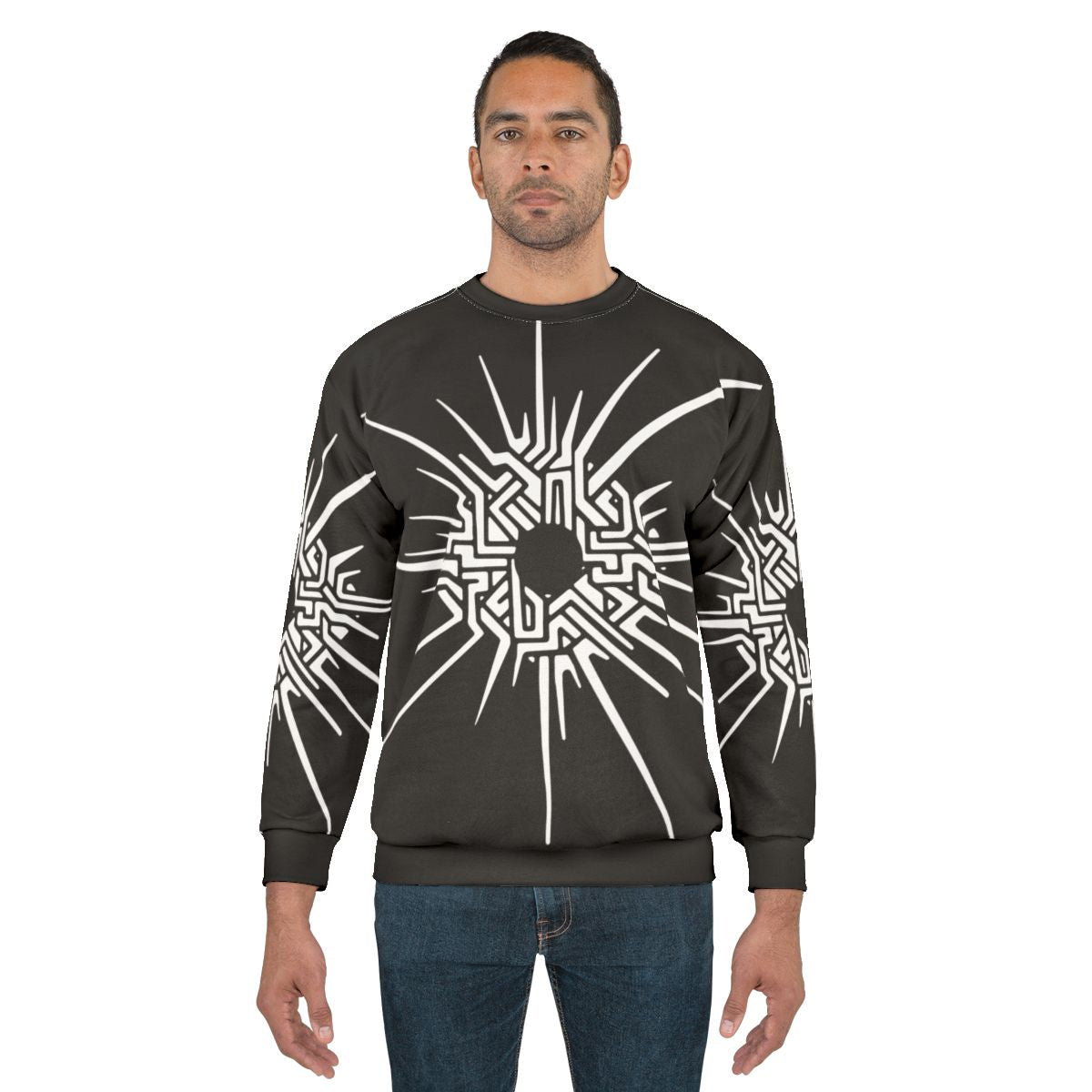 Outer Wilds Sweatshirt with Eye of the Universe Symbol