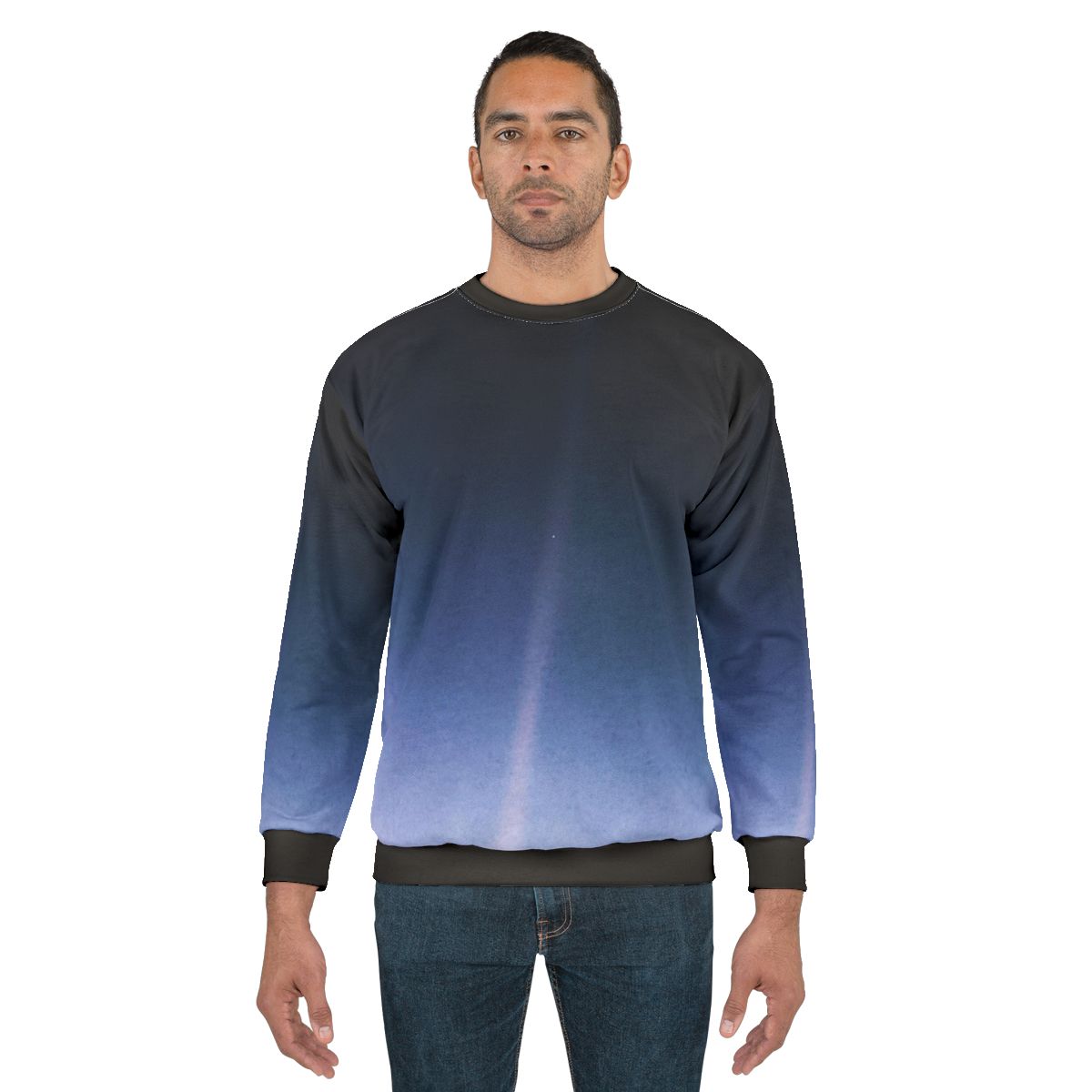 Pale Blue Dot NASA Voyager 1 Space Infographic Sweatshirt