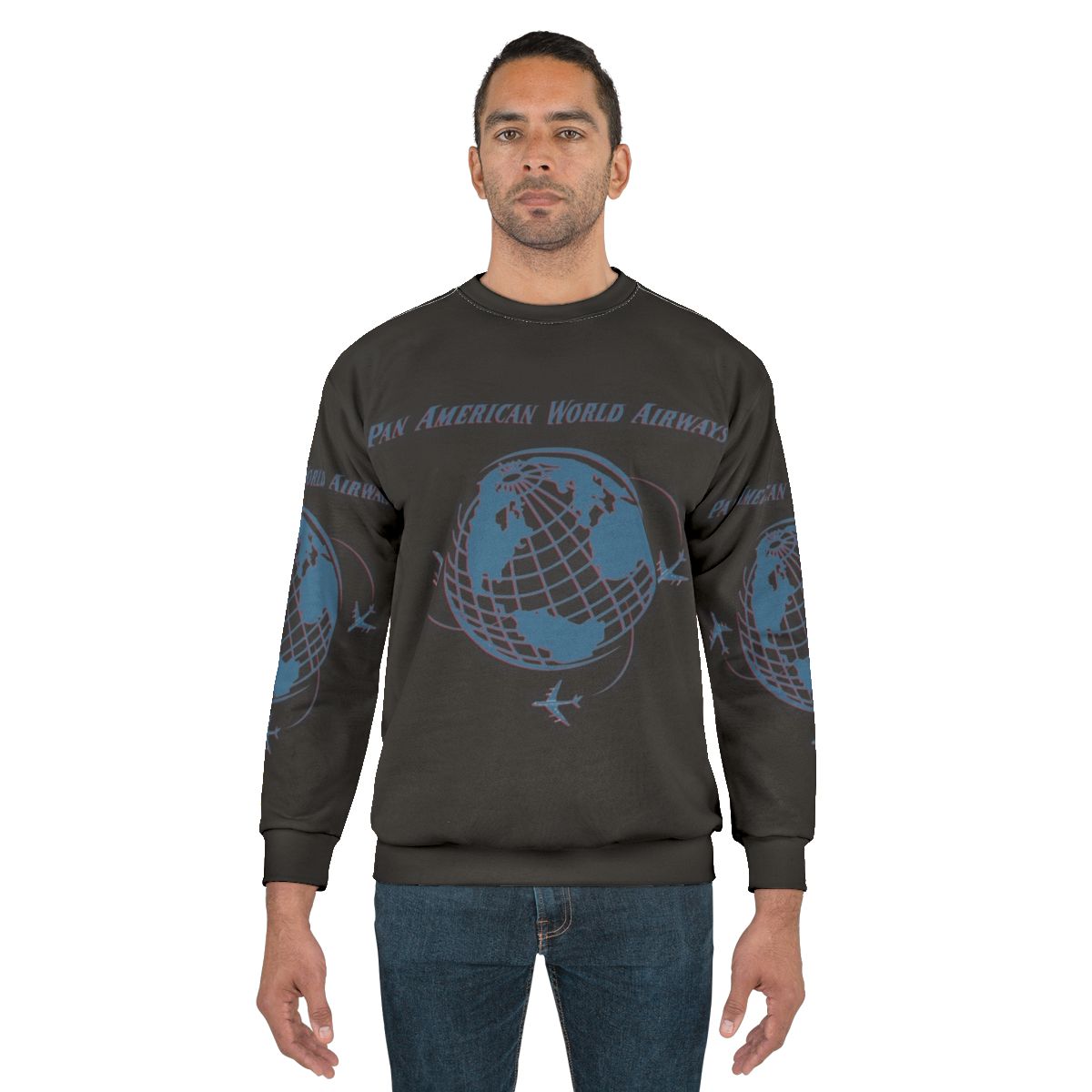 Pan Am 7 Sweatshirt featuring iconic Pan American World Airways logo