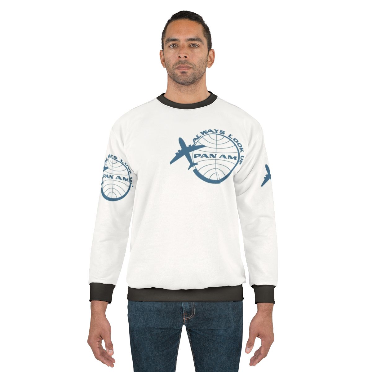 Vintage Pan Am Always Look Up Sweatshirt