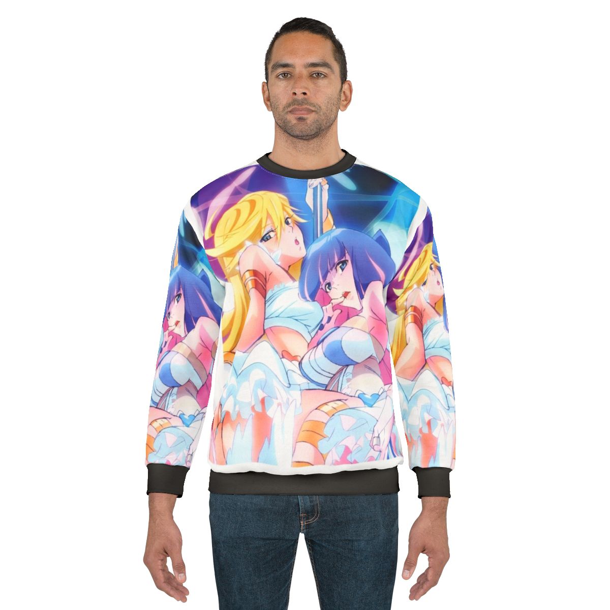 Panty and Stocking anime-inspired sweatshirt