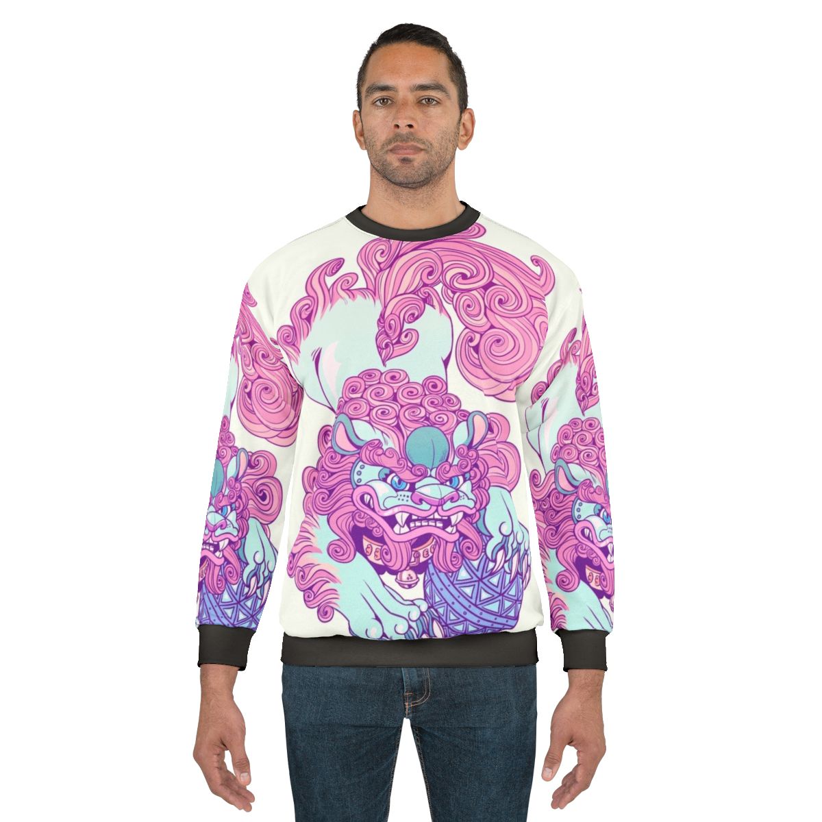 Pastel Guardian Foo Dog Sweatshirt