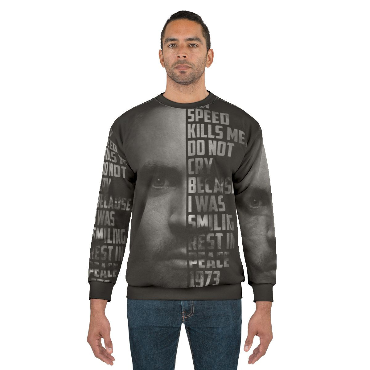 Paul Walker Text Portrait Sweatshirt