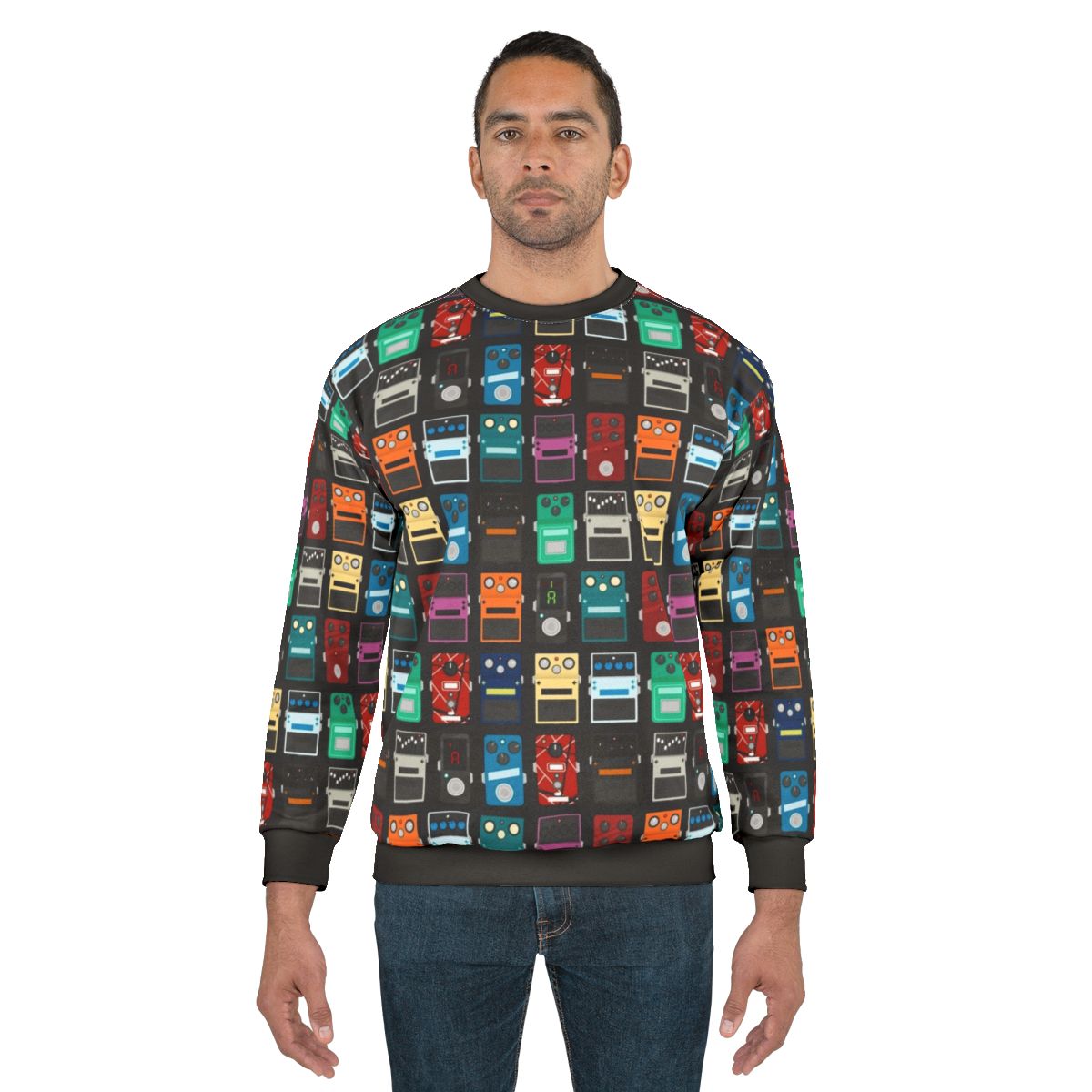 Guitar pedal board sweatshirt